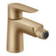 hansgrohe Mitigeur monocommande bidet Talis E avec tirette, bronze brossé-1