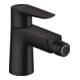 hansgrohe Mitigeur monocommande bidet Talis E avec vidage à tirette, noir mat-1