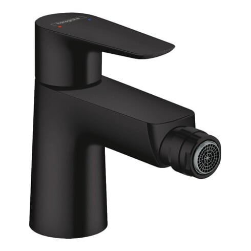 hansgrohe Mitigeur monocommande bidet Talis E avec vidage à tirette, noir mat