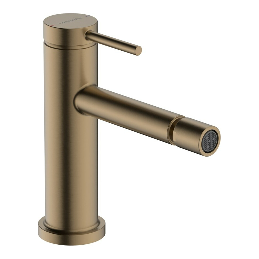 hansgrohe Mitigeur monocommande bidet Tecturis S avec vidage à tirette, bronze brossé