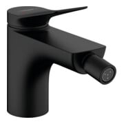 hansgrohe Mitigeur monocommande bidet Vivenis avec vidage à tirette, noir mat