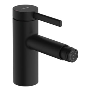 hansgrohe Mitigeur monocommande bidet Zesis S Bec 122 mm, vidage métal, noir mat