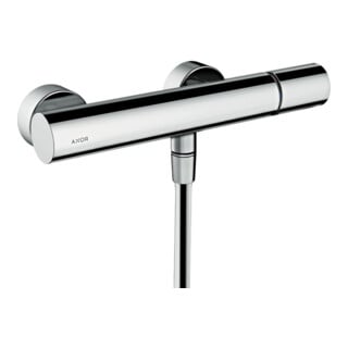 hansgrohe Mitigeur monocommande de douche Axor Uno AP, avec levier zéro, nickel brossé