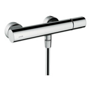 hansgrohe Mitigeur monocommande de douche Axor Uno AP, avec levier zéro, nickel brossé