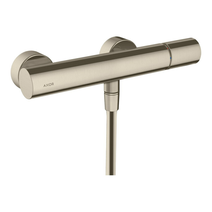 hansgrohe Mitigeur monocommande de douche Axor Uno AP, avec levier zéro, nickel brossé