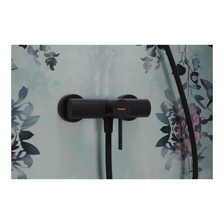 hansgrohe Mitigeur monocommande de douche Zesis S AP, noir mat