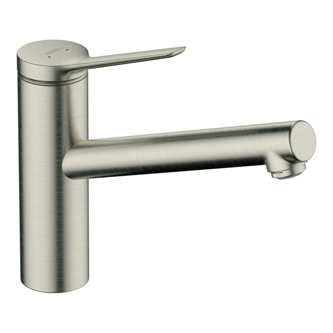 hansgrohe Mitigeur monocommande d'évier 150 Zesis M33 ND, 1jet, finition acier inoxydable