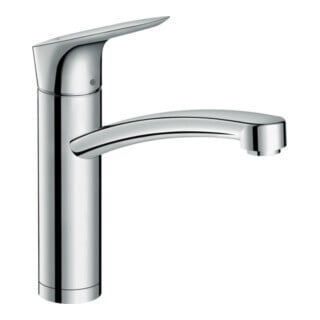 hansgrohe Mitigeur monocommande d'évier 160 Logis M31 montage avant fenêtre, 1 jet, chrome
