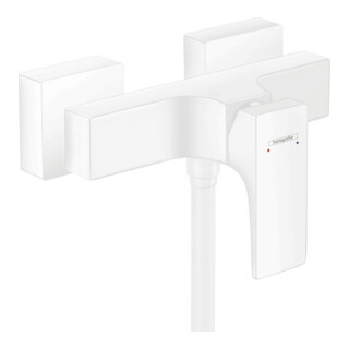 hansgrohe Mitigeur monocommande douche Metropol AP, avec levier, 1 utilisateur, blanc mat