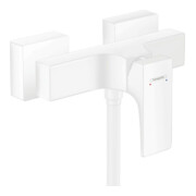 hansgrohe Mitigeur monocommande douche Metropol AP, avec levier, 1 utilisateur, blanc mat