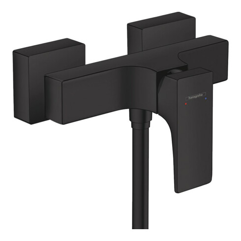 hansgrohe Mitigeur monocommande douche Metropol AP, levier, 1 sortie, noir mat