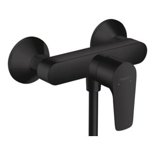 hansgrohe Mitigeur monocommande douche Talis E AP, 1 utilisateur, noir mat