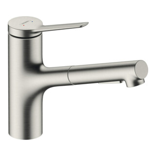 hansgrohe Mitigeur monocommande évier 150 Zesis M33 m extractible, 2 jets, sBox lite, ED
