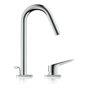 hansgrohe Mitigeur monocommande évier 2 trous 220 Axor Citterio M avec douchette extractible, chrome-3