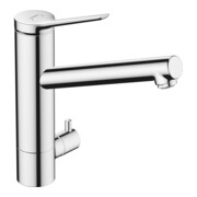 hansgrohe Mitigeur monocommande évier 200 Zesis M33 Vanne d'arrêt, 1jet, chrome