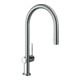 hansgrohe Mitigeur monocommande évier 210 Talis M54 avec douchette extractible, 2 jets, chrome-1