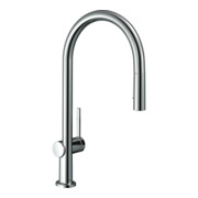 hansgrohe Mitigeur monocommande évier 210 Talis M54 avec douchette extractible, 2 jets, chrome