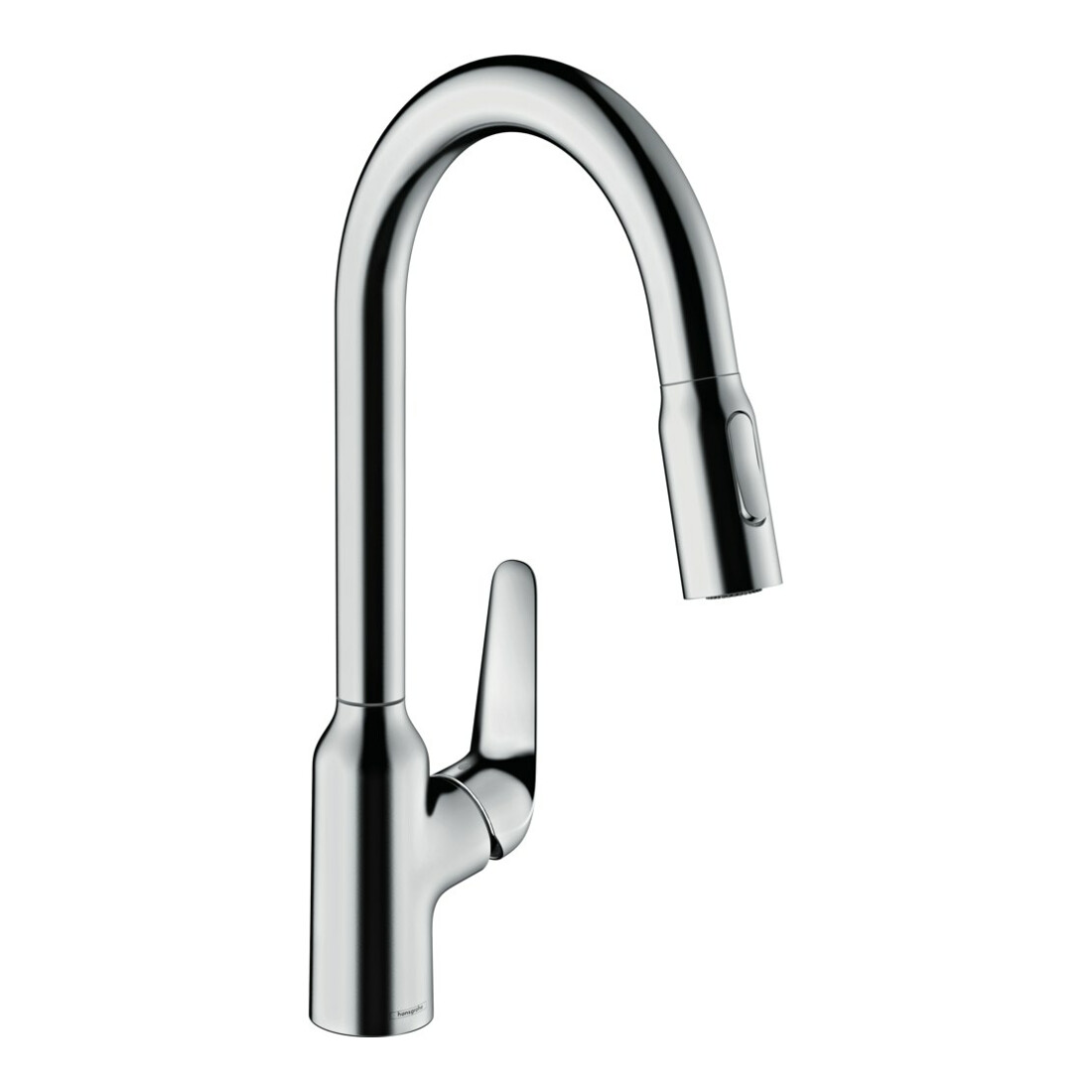hansgrohe Mitigeur monocommande évier 220 Focus M42 avec douchette extractible, 2 jets, chrome