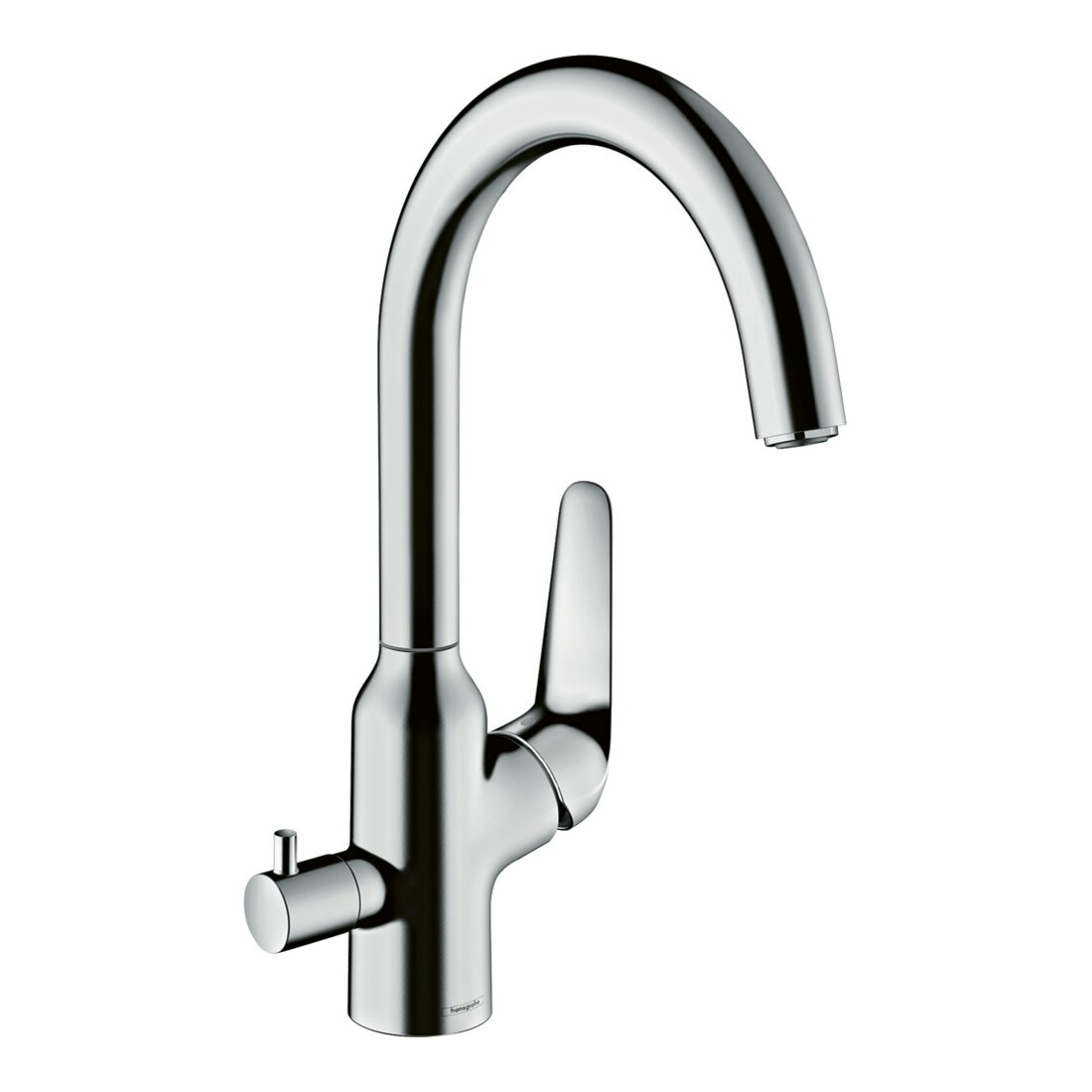 hansgrohe Mitigeur monocommande évier 220 Focus M42, valve d'arrêt, 1 jet, chrome