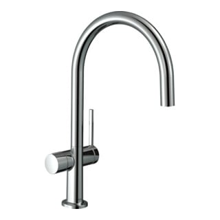 hansgrohe Mitigeur monocommande évier 220 Talis M54, vanne d'arrêt, 1 jet, chrome