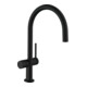 hansgrohe Mitigeur monocommande évier 220 Talis M54, vanne d'arrêt, 1 jet, noir mat-1