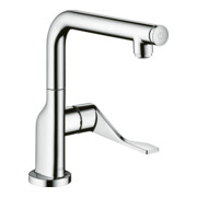 hansgrohe Mitigeur monocommande évier 230 Sel. Axor Citterio avec bec pivotant, chrome noir poli