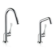hansgrohe Mitigeur monocommande évier 260 Axor Citterio avec bec pivotant, chrome-5