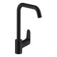 hansgrohe Mitigeur monocommande évier 260 Focus M41 1jet, noir mat-1