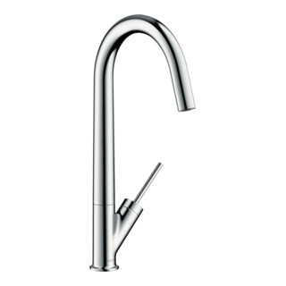 hansgrohe Mitigeur monocommande évier 300 Axor Starck avec bec pivotant, chrome