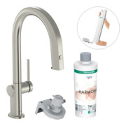 hansgrohe Mitigeur monocommande évier Aqittura M91 m bec, 1 an, sBox, kit de démarrage, ED-3