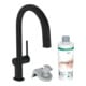 hansgrohe Mitigeur monocommande évier Aqittura M91 m Bec, 1 an, sBox, Set de démarrage, noir mat-1