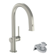 hansgrohe Mitigeur monocommande évier Aqittura M91 m, sans filtre, 1j, sBox, aspect inox