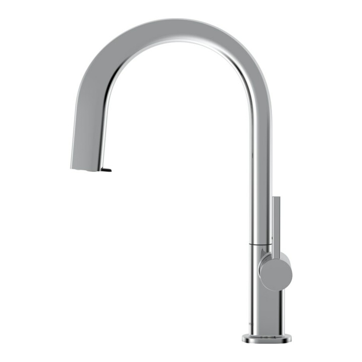 hansgrohe Mitigeur monocommande évier Aqittura M91 SodaSys 210, bec extractible, kit de démarrage, chromé