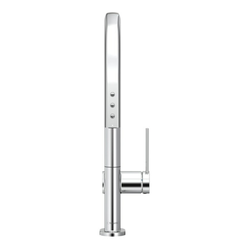 hansgrohe Mitigeur monocommande évier Aqittura M91 SodaSys 210, bec extractible, kit de démarrage, chromé