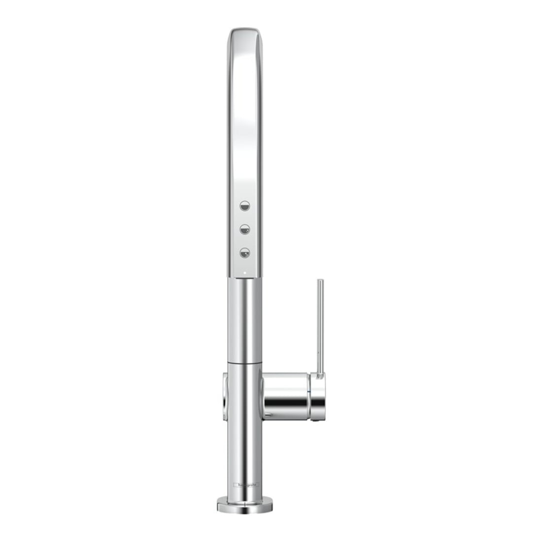hansgrohe Mitigeur monocommande évier Aqittura M91 SodaSys 210, bec extractible, kit de démarrage, chromé