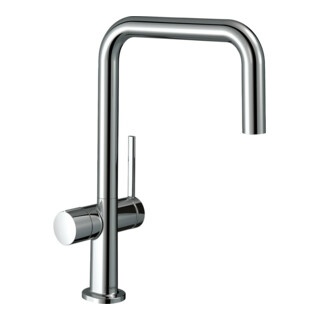 hansgrohe Mitigeur monocommande évier U 220 Talis M54, valve d'arrêt, 1jet, chrome