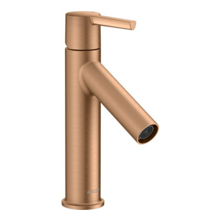 hansgrohe Mitigeur monocommande lavabo 100 Axor Starck A 103 mm, m HG, sans vidage, bronze brossé