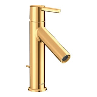 hansgrohe Mitigeur monocommande lavabo 100 Axor Starck A 103mm, m HG, tirette, or poli opt