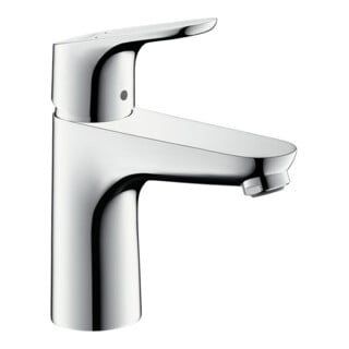 hansgrohe Mitigeur monocommande lavabo 100 Focus LowFlow avec tirette, 3,5 l/min, chrome
