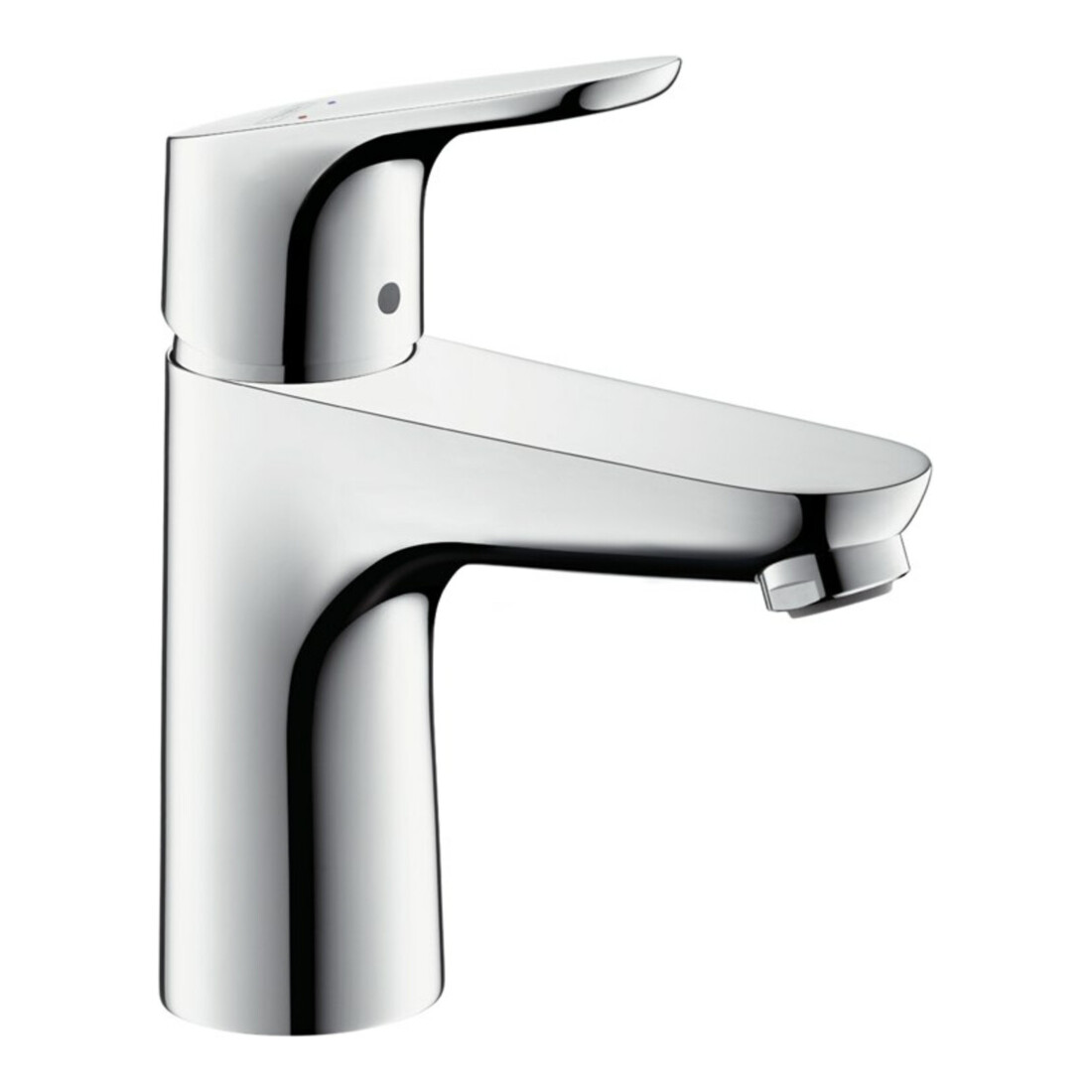 hansgrohe Mitigeur monocommande lavabo 100 Focus LowFlow sans vidage, 3,5 l/min, chrome