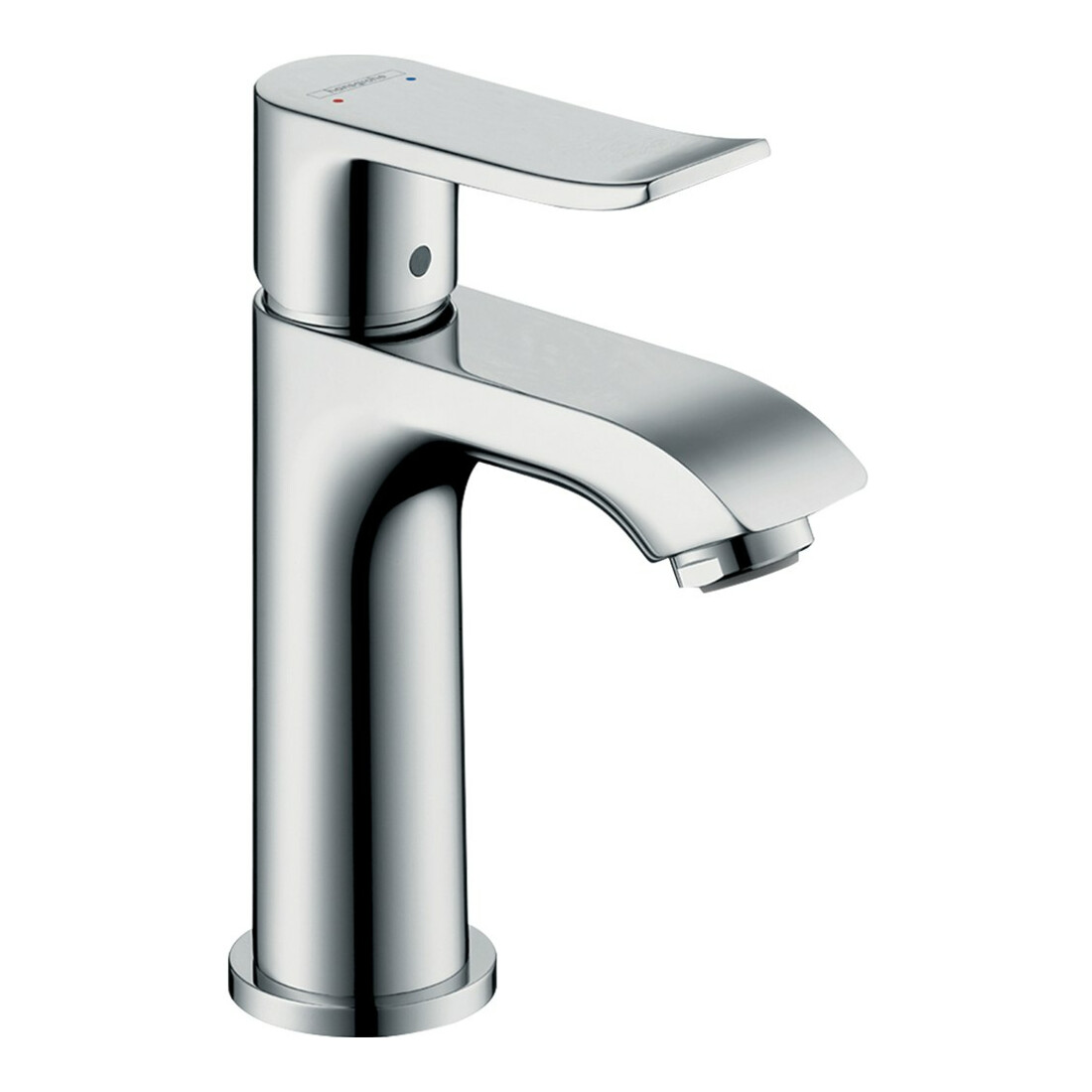 hansgrohe Mitigeur monocommande lavabo 100 Metris avec vidage à tirette, chromé