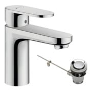 hansgrohe Mitigeur monocommande lavabo 100 Vernis Blend avec vidage à tige métal, chrome-4