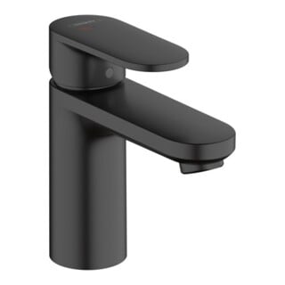 hansgrohe Mitigeur monocommande lavabo 100 Vernis Blend CoolSt avec vidage à tige, noir mat