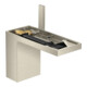 hansgrohe Mitigeur monocommande lavabo 110 Axor MyEdition A 150 mm, avec vidage poussoir, sans plaque, nickel brossé-1