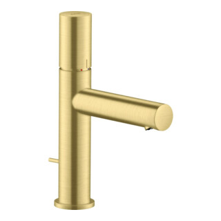 hansgrohe Mitigeur monocommande lavabo 110 Axor Uno A 123mm, avec poignée, tirette, brossé