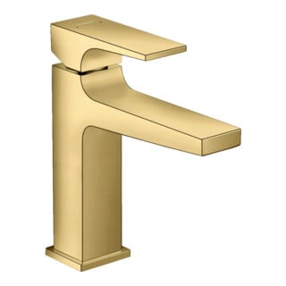 hansgrohe Mitigeur monocommande lavabo 110 Metropol m HG, poussoir, A 135 mm, or poli optique