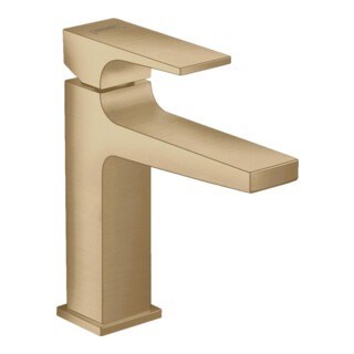 hansgrohe Mitigeur monocommande lavabo 110 Metropol m HG, poussoir-op, A 135mm, bronze brossé