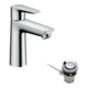hansgrohe Mitigeur monocommande lavabo 110 Talis E avec vidage à tirette, chrome