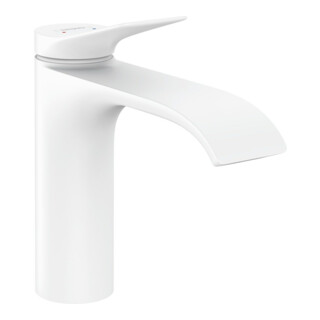 hansgrohe Mitigeur monocommande lavabo 110 Vivenis avec vidage à tirette, blanc mat