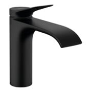 hansgrohe Mitigeur monocommande lavabo 110 Vivenis sans tirette, noir mat